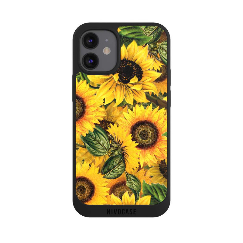 iPhone 12 mini NIVOpure Sonnenblumenmuster