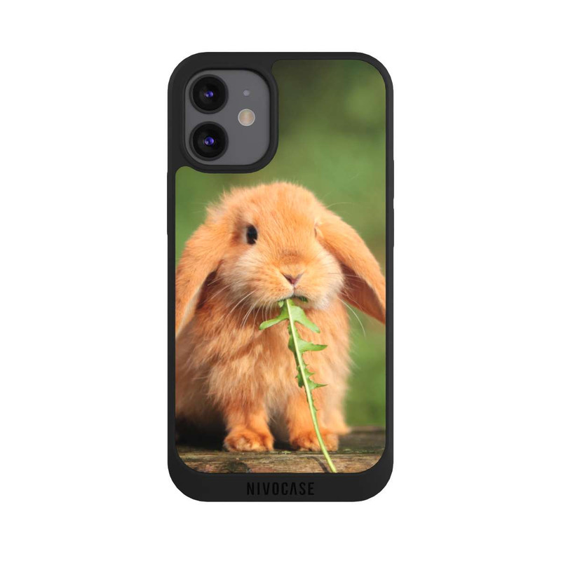 iPhone 12 mini NIVOpure Kaninchen mit Grünzeug