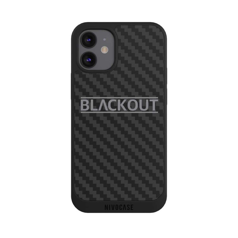 iPhone 12 mini NIVOpure Carbone - Blackout