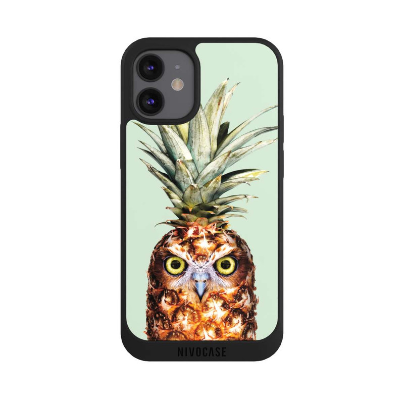 iPhone 12 mini NIVOpure Hibou de l'ananas