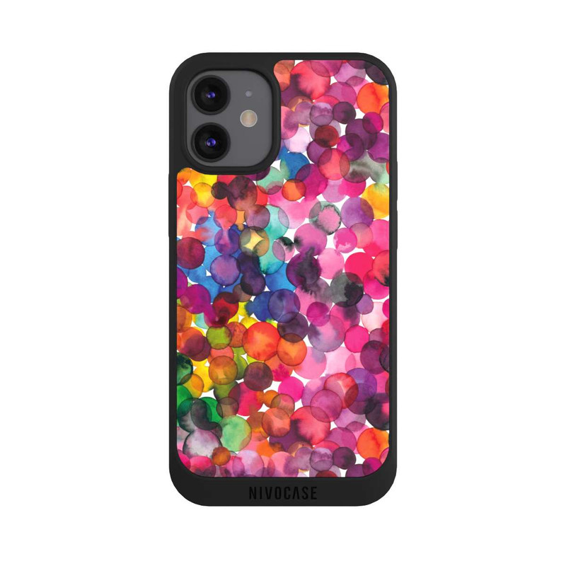 iPhone 12 mini NIVOpure Overlapped Watercolor Dots