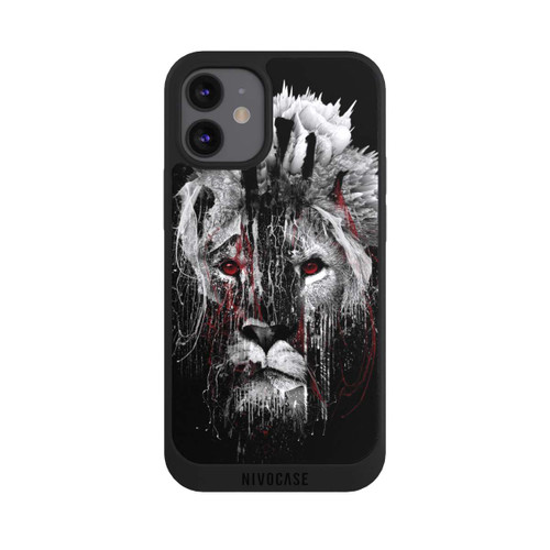 Apple iPhone 12 mini NIVOpure Löwe Rote Augen