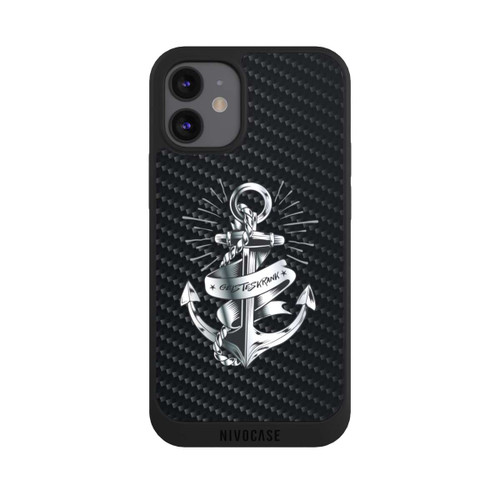 Apple iPhone 12 mini NIVOpure Geisteskrank Anker Carbon