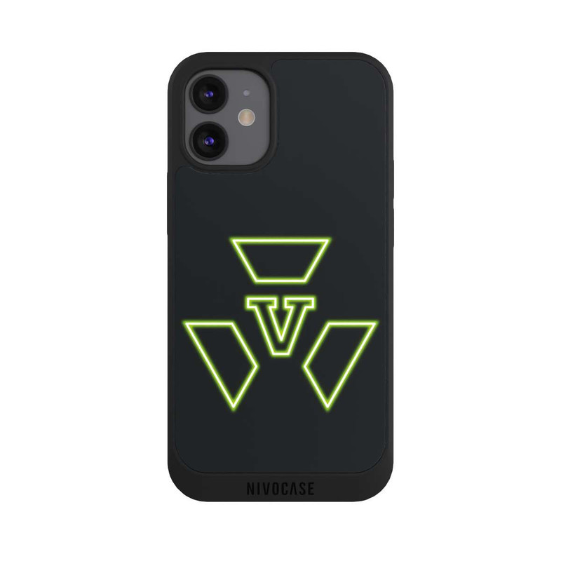 iPhone 12 mini NIVOpure iBlali Logo vert fluo