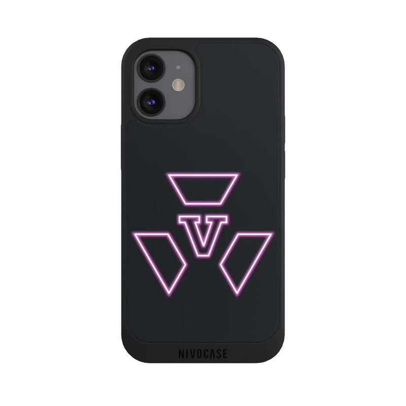 iPhone 12 mini NIVOpure Logo iBlali rose fluo