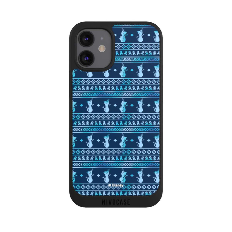 iPhone 12 mini NIVOpure Olaf pattern blue