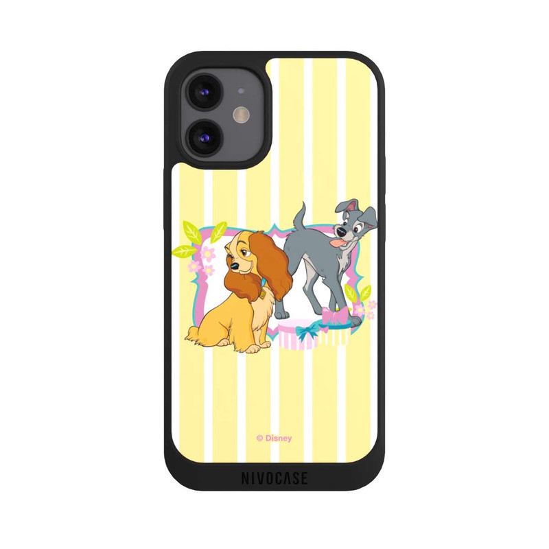 iPhone 12 mini NIVOpure Lady And The Tramp Frame yellow