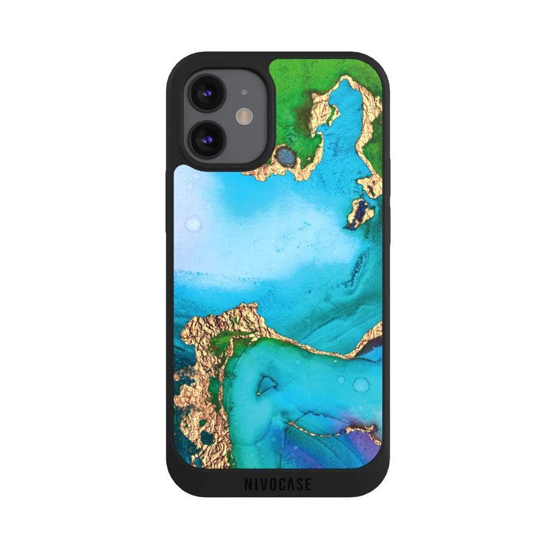 iPhone 12 mini NIVOpure Colourfull Marble Glitterlook