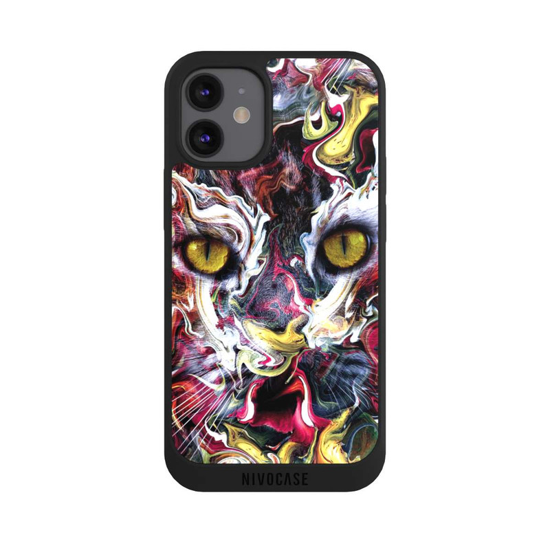 iPhone 12 mini NIVOpure Cat Abstract