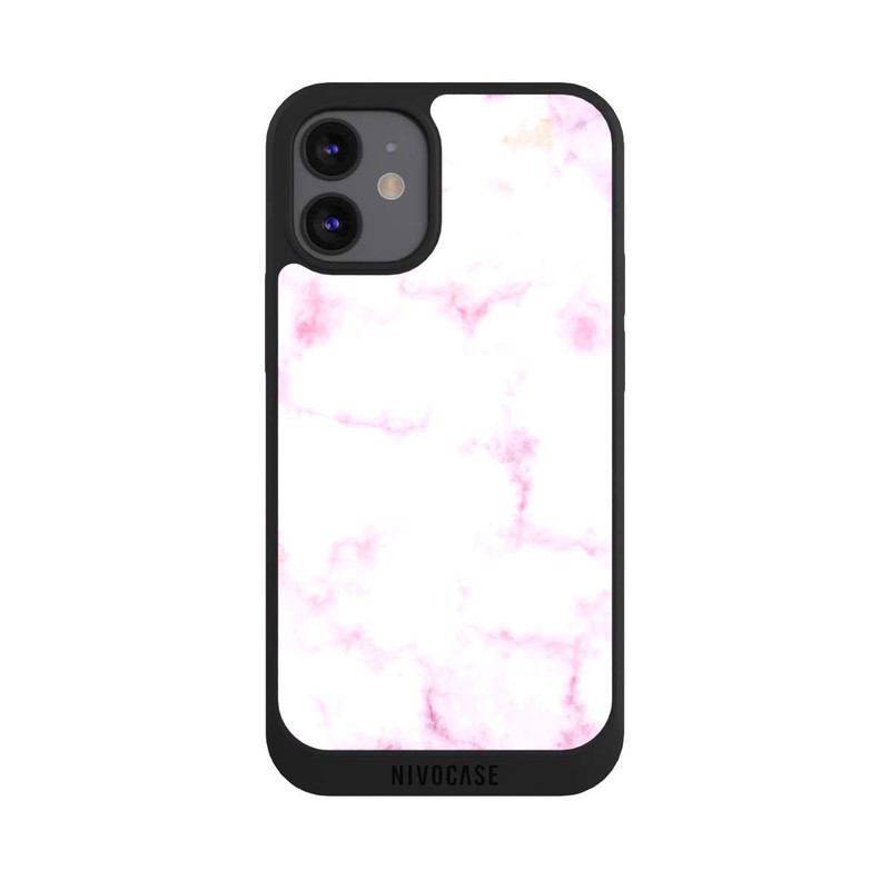 iPhone 12 mini NIVOpure Marbre rose doux