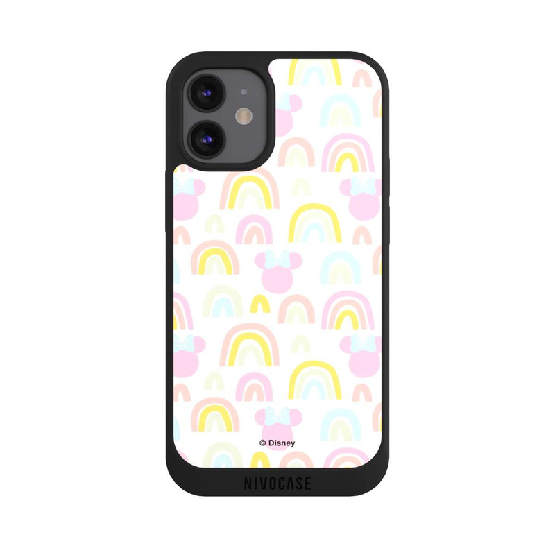 iPhone 12 mini NIVOpure Minnie Regenbogen Muster