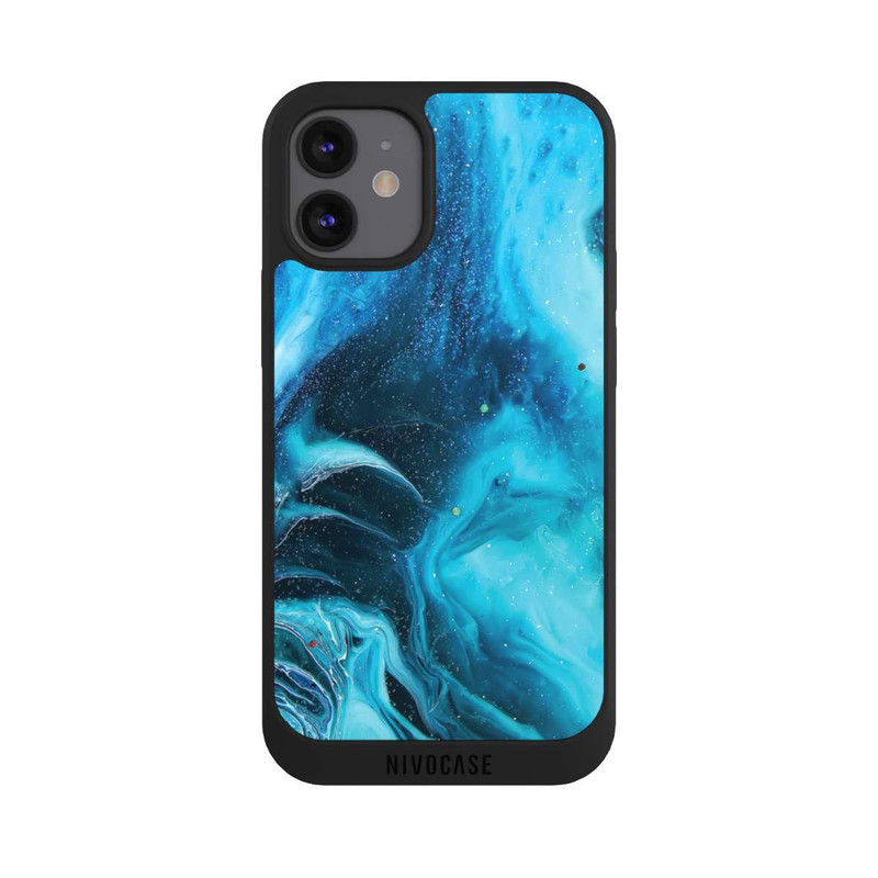iPhone 12 mini NIVOpure Bleu Liquide