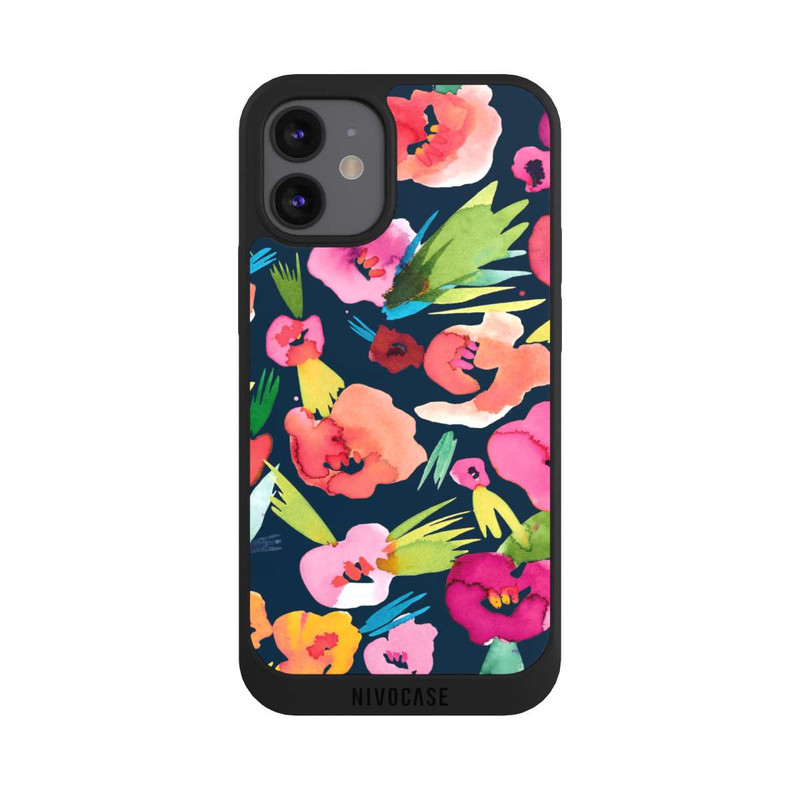 iPhone 12 mini NIVOpure Watercolor Tropical Flowers