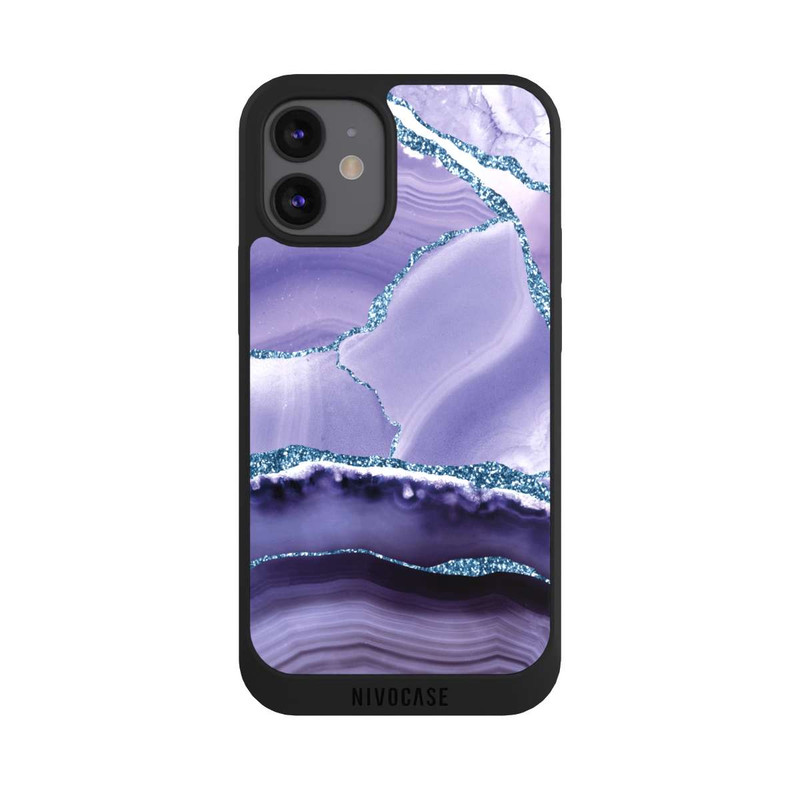 iPhone 12 mini NIVOpure Marbre Lilas
