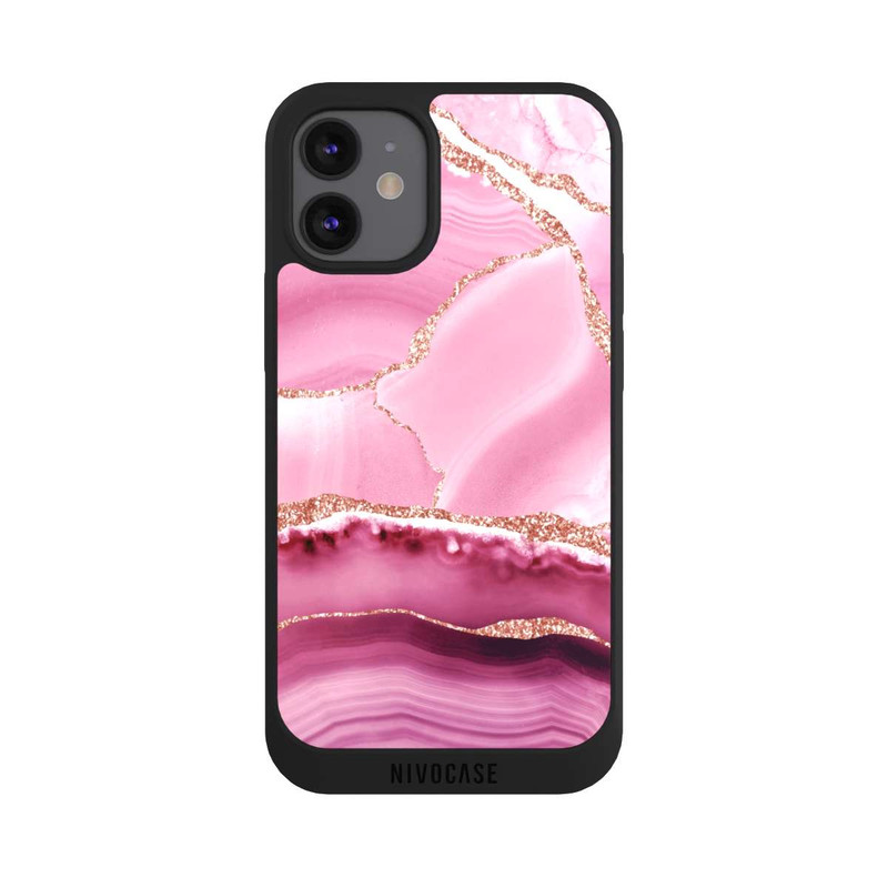 iPhone 12 mini NIVOpure Meerjungfrauen Pink Marmor