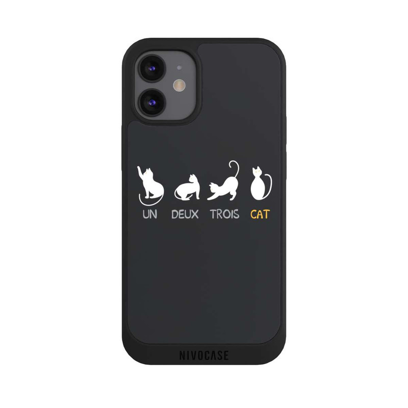 iPhone 12 mini NIVOpure Un Deux Trois Cat