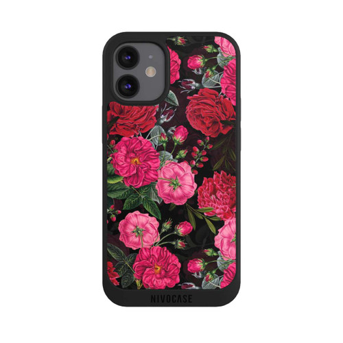 Apple iPhone 12 mini NIVOpure Pink and Red Flowers