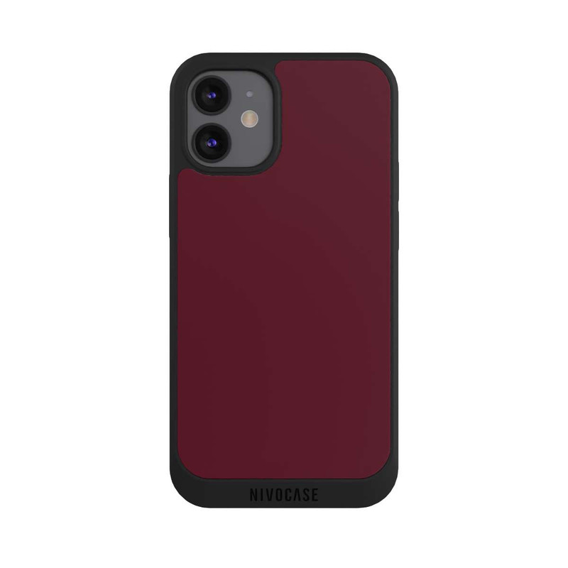 iPhone 12 mini NIVOpure Dunkelrot 1