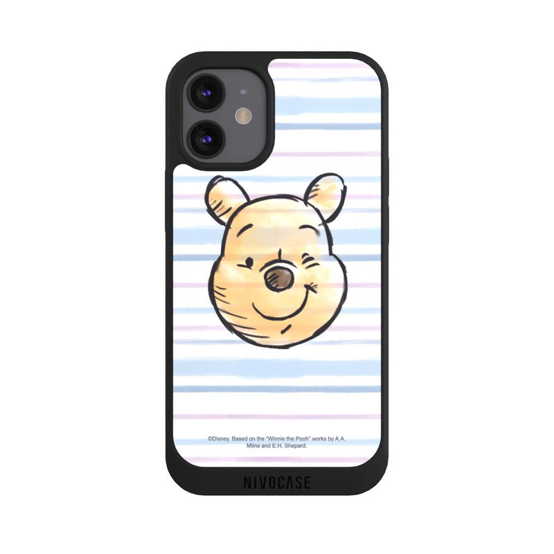 iPhone 12 mini NIVOpure Winnie Puuh auf Streifen