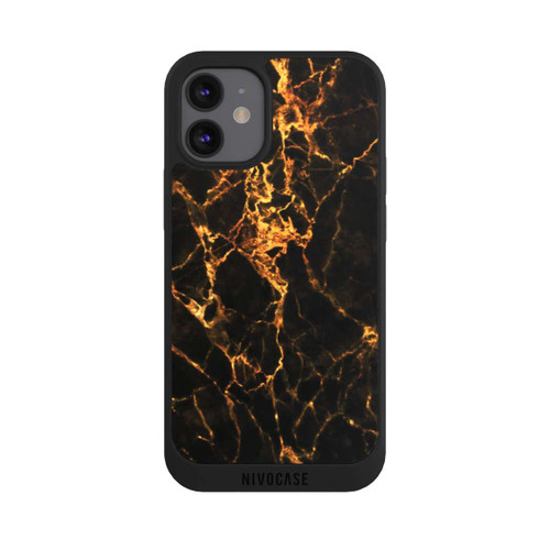 Apple iPhone 12 mini NIVOpure Goldener Marmor