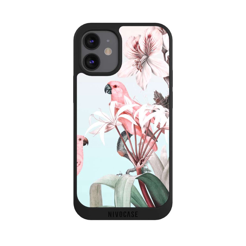 iPhone 12 mini NIVOpure Pastel Parrots Paradise