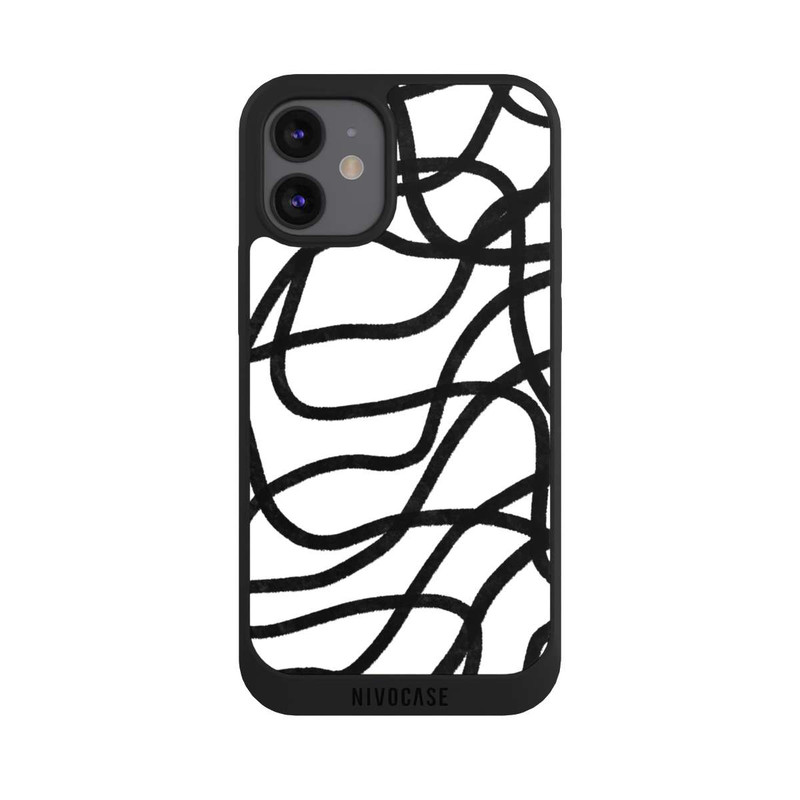 iPhone 12 mini NIVOpure Schwarze Linien