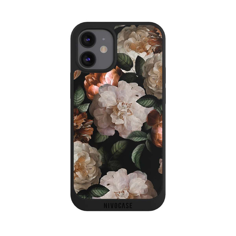 iPhone 12 mini NIVOpure Roses de cuivre Fond d'écran