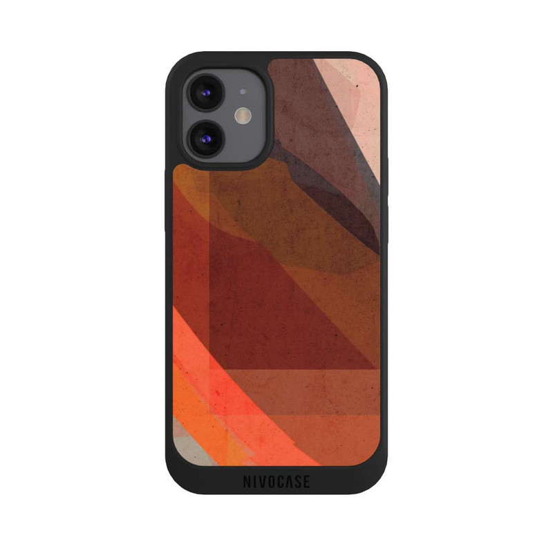 iPhone 12 mini NIVOpure Welle Rostrot