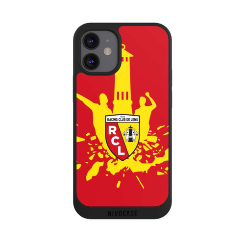 Apple iPhone 12 mini NIVOpure RCL Tower Gelb auf Rot