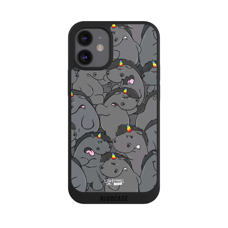 iPhone 12 mini NIVOpure Grummeleinhorn Allover