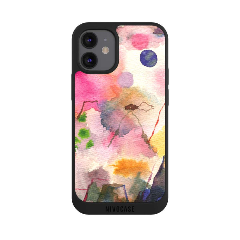 iPhone 12 mini NIVOpure Aquarell bunte Berge
