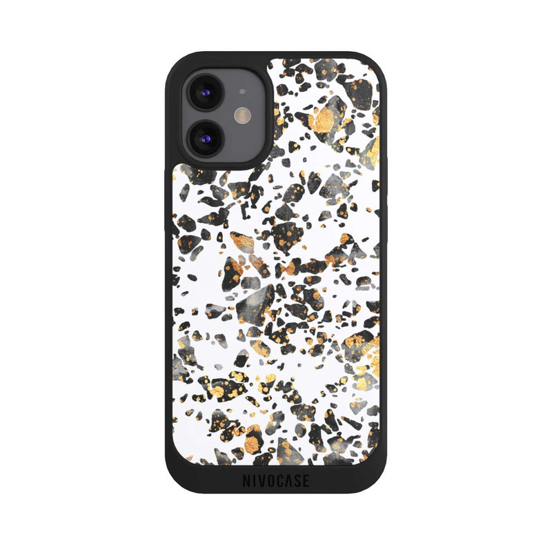 iPhone 12 mini NIVOpure Gold Speckled Terrazzo