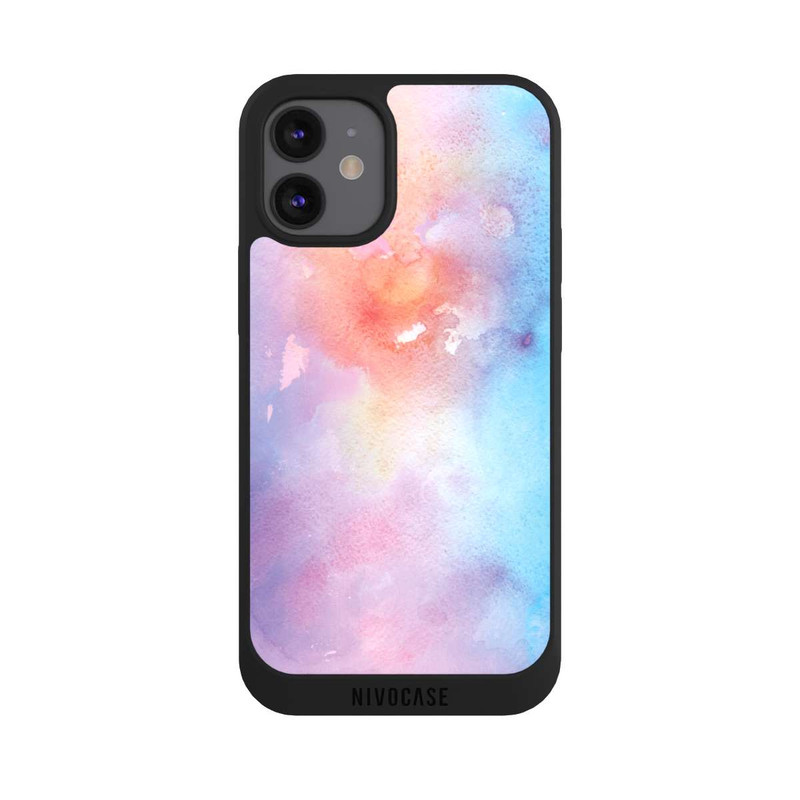 iPhone 12 mini NIVOpure Pinceau aquarelle couleurs claires