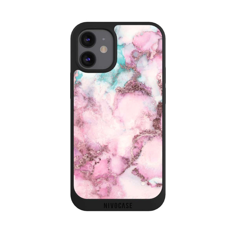 iPhone 12 mini NIVOpure Pink Swirl Ink