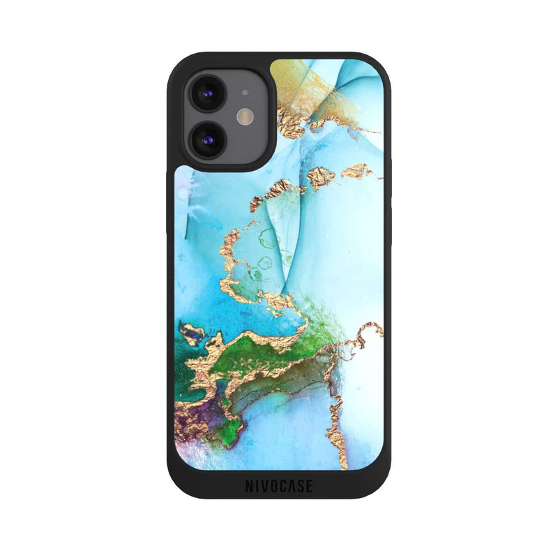 iPhone 12 mini NIVOpure Colourful Marble Glitterlook
