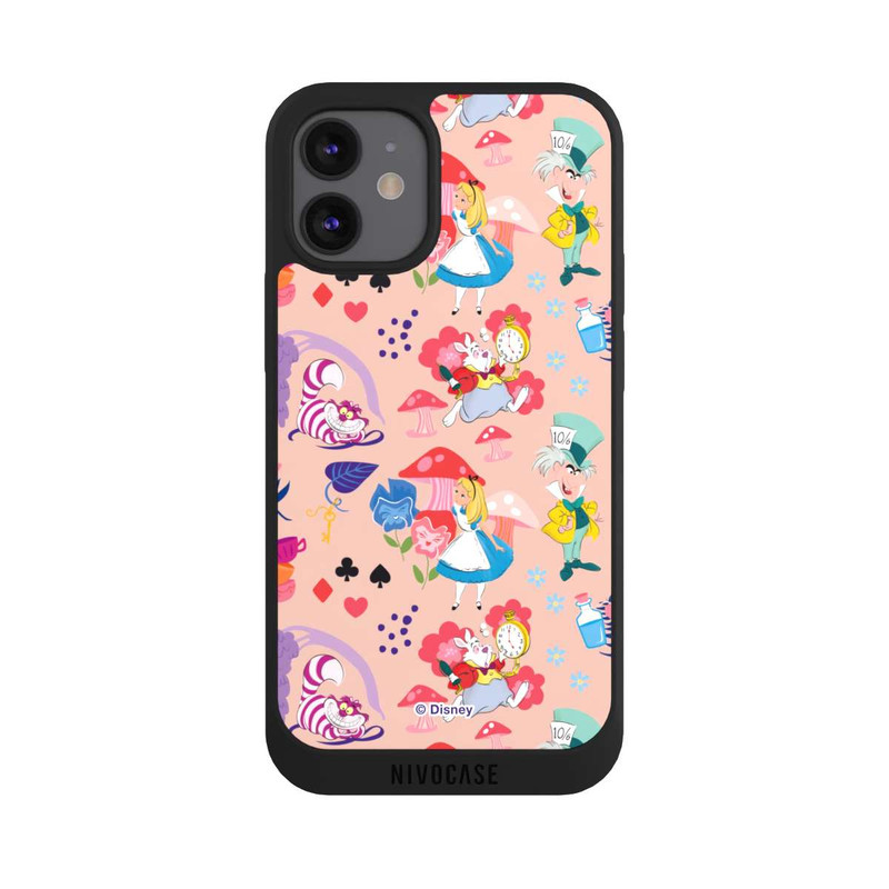 iPhone 12 mini NIVOpure Alice Crazy Pattern