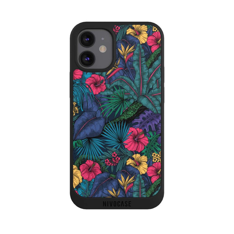 iPhone 12 mini NIVOpure Tropical Garden Wallpaper