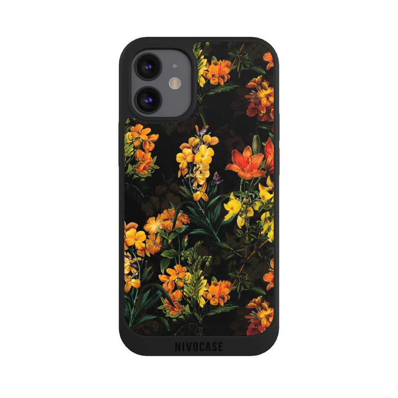 iPhone 12 mini NIVOpure Colorful Flowers Yellow