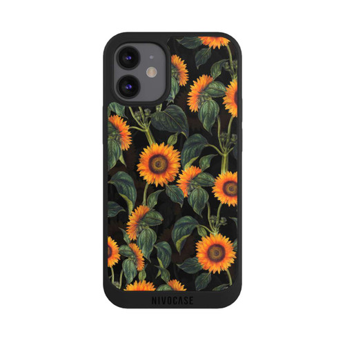 Apple iPhone 12 mini NIVOpure Sonnenblume schwarz