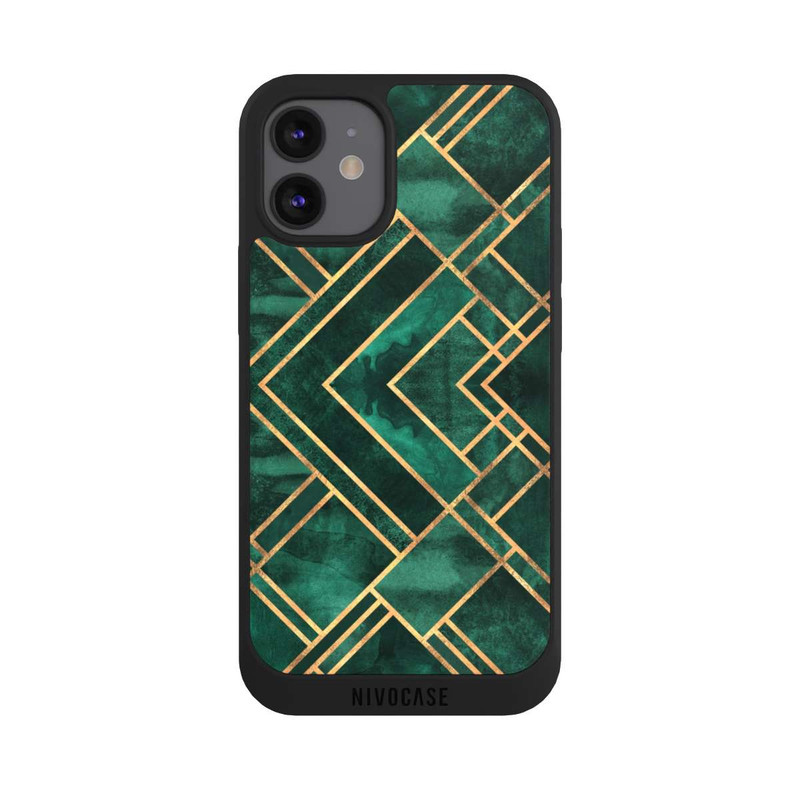 iPhone 12 mini NIVOpure Grüne Blöcke