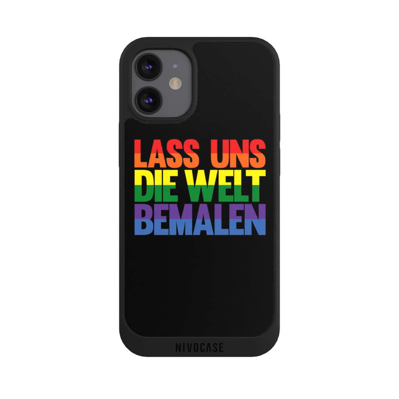 iPhone 12 mini NIVOpure Lass uns die Welt Bemalen