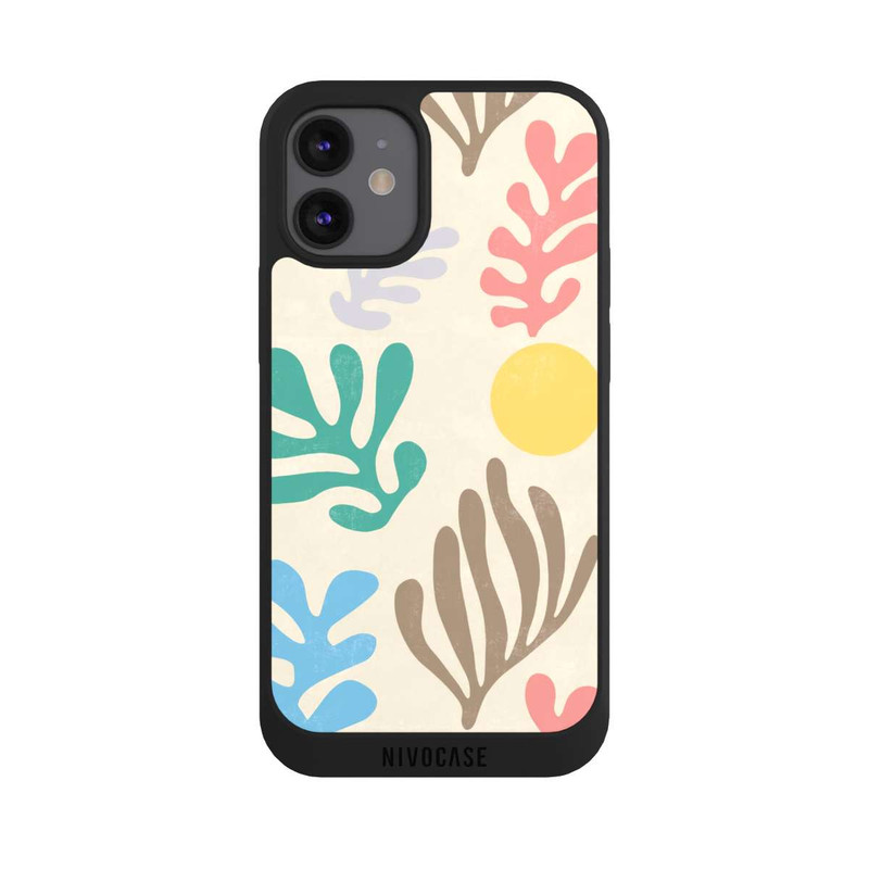 iPhone 12 mini NIVOpure Feuilles modernes de Matisse 