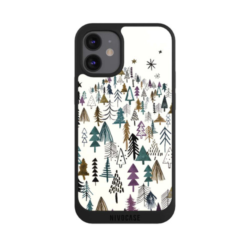 Apple iPhone 12 mini NIVOpure Bergbäume Wald Lila
