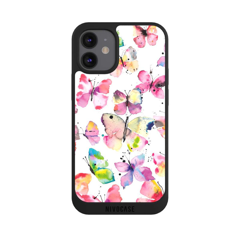 iPhone 12 mini NIVOpure Aquarell Frühlingsschmetterlinge
