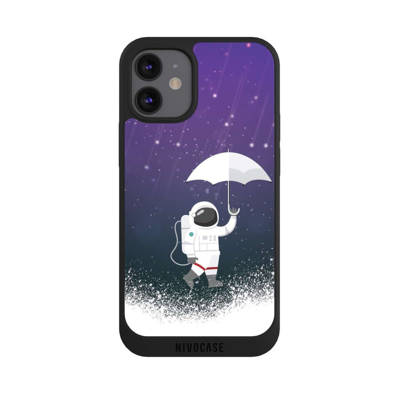 iPhone 12 mini NIVOpure Astronaut im Asteroidenregen