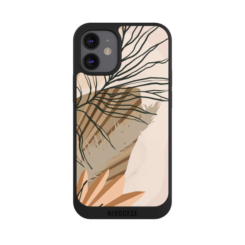 iPhone 12 mini NIVOpure Line Art Sommer Farn
