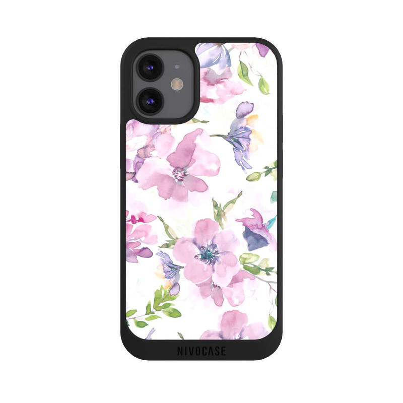 iPhone 12 mini NIVOpure Aquarell Blumen