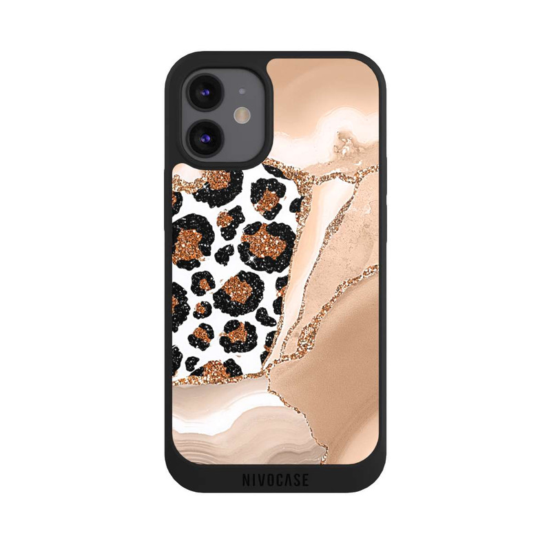 iPhone 12 mini NIVOpure  Muster und Texturen Hellgold