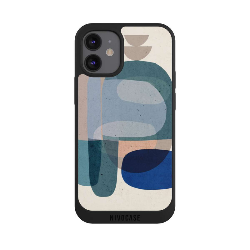 iPhone 12 mini NIVOpure Pierres n° 3 Bleu