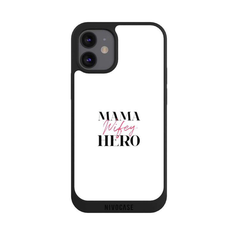 iPhone 12 mini NIVOpure Mama Wifey Hero White